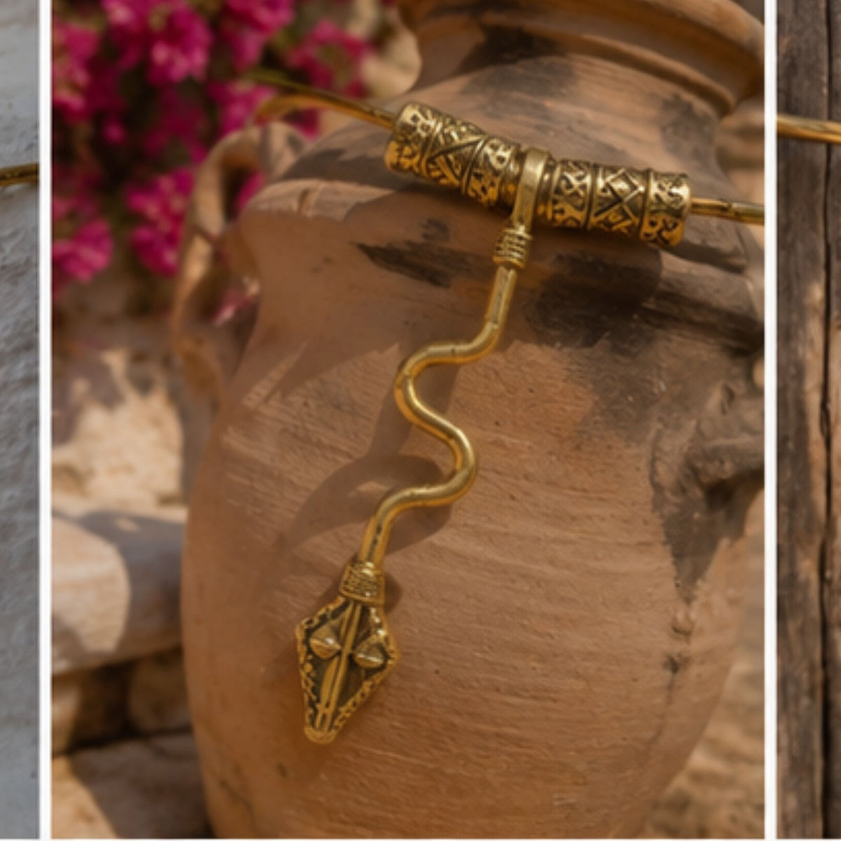 Colgante Serpiente Oro Viejo