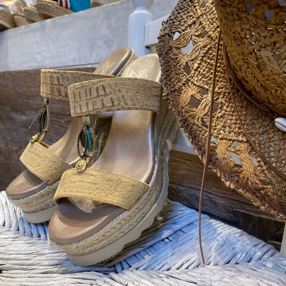 Sandalia "Charly en Skopelos" Camel
