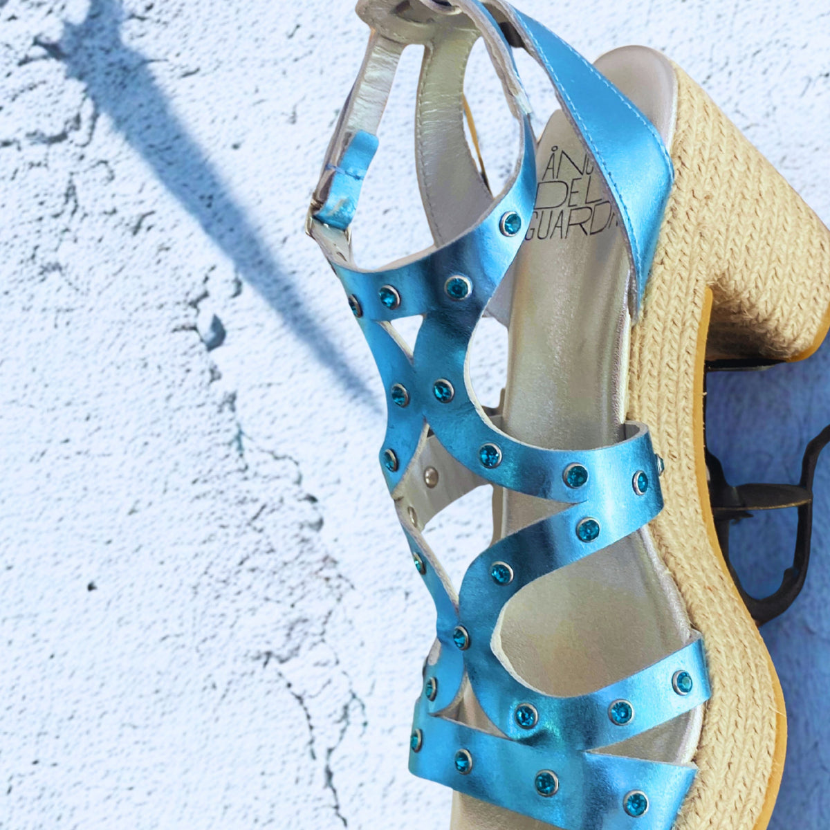 Sandalia "Mirta en Milos" Azul