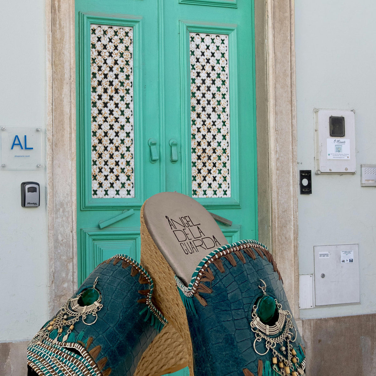 Sandalia "Mo en la Bolera" verde