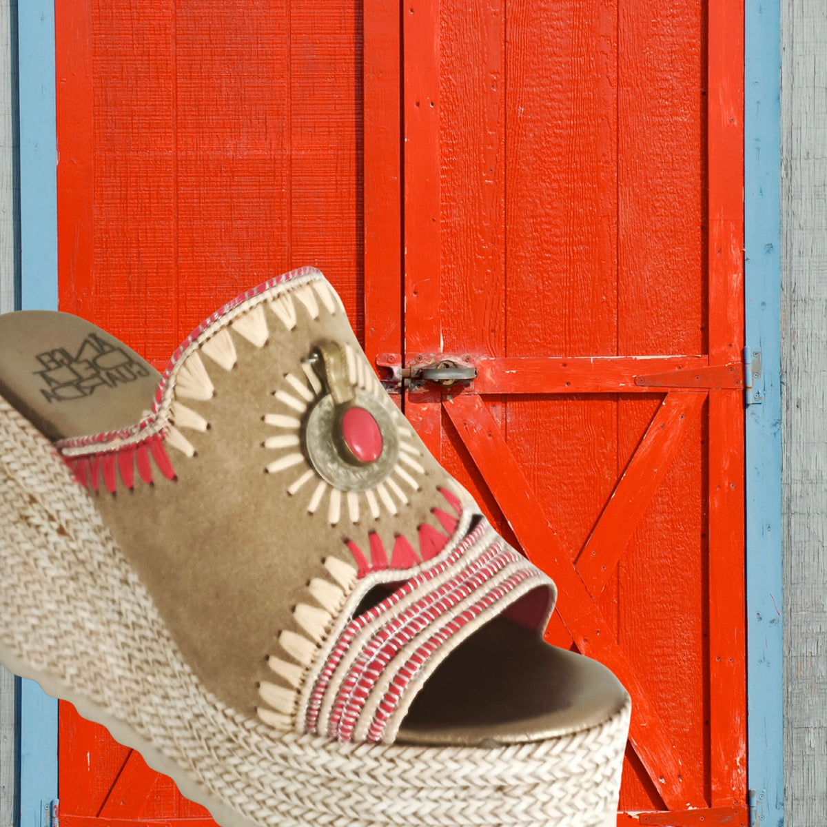 Sandalia "Carola en Paros"  Beige
