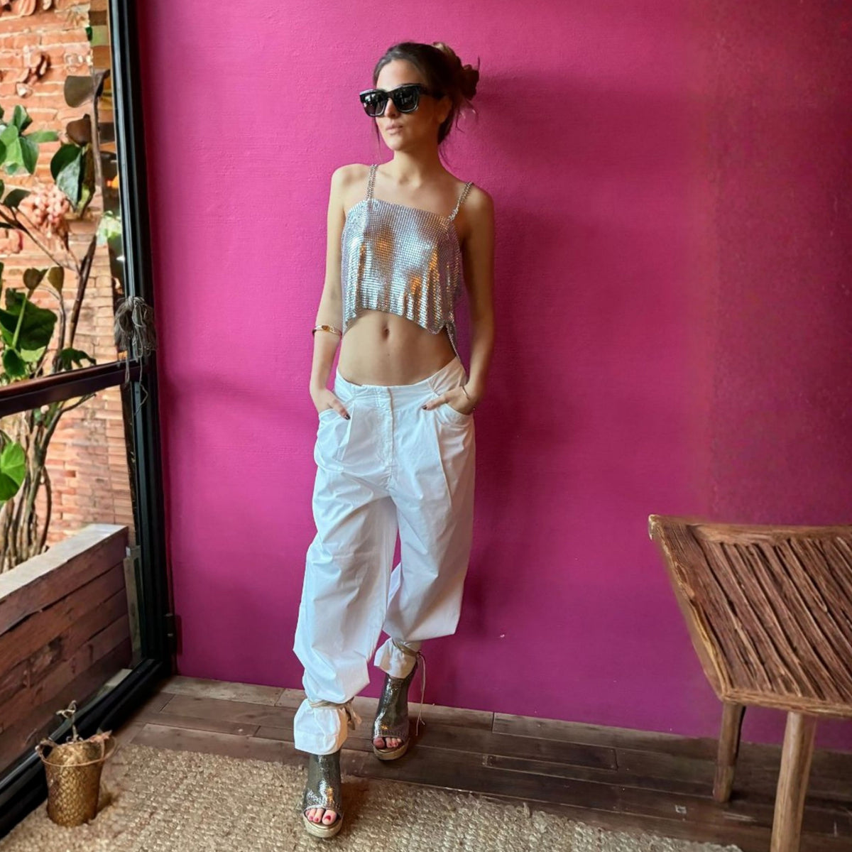 Sandalia "Esther en Formentera" Plata