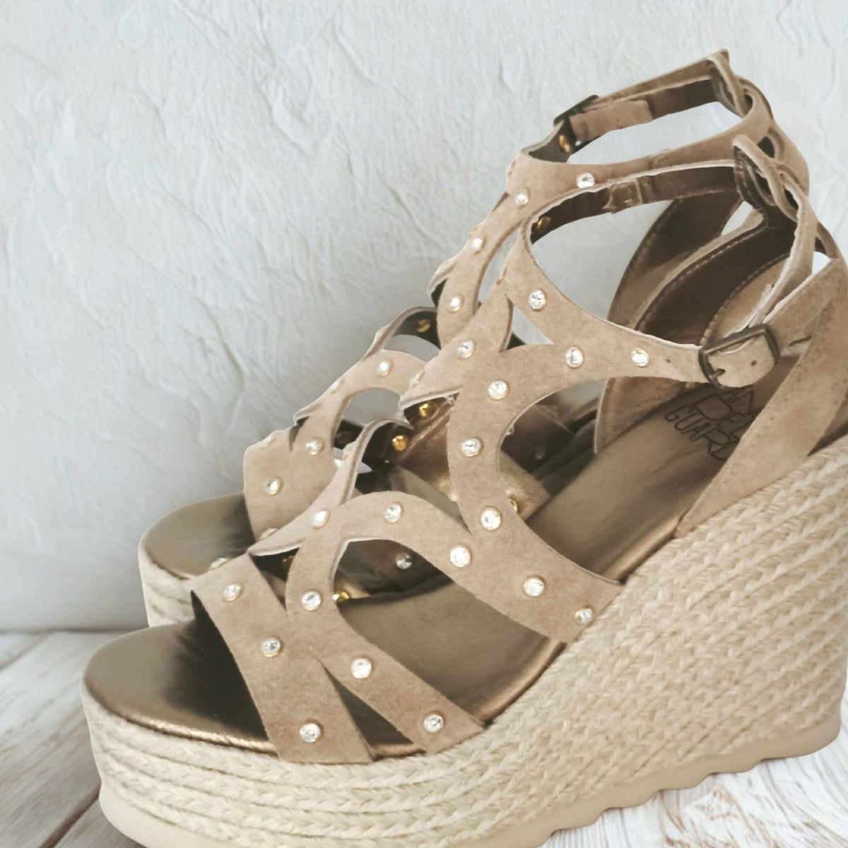 Sandalia "Mirta en Milos" Beige