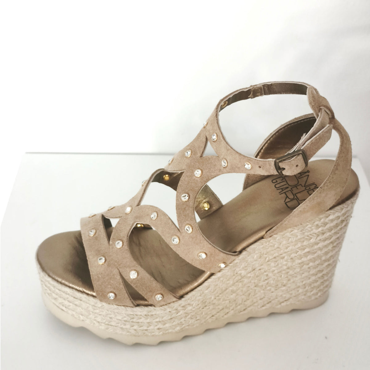 Sandalia "Mirta en Milos" Beige