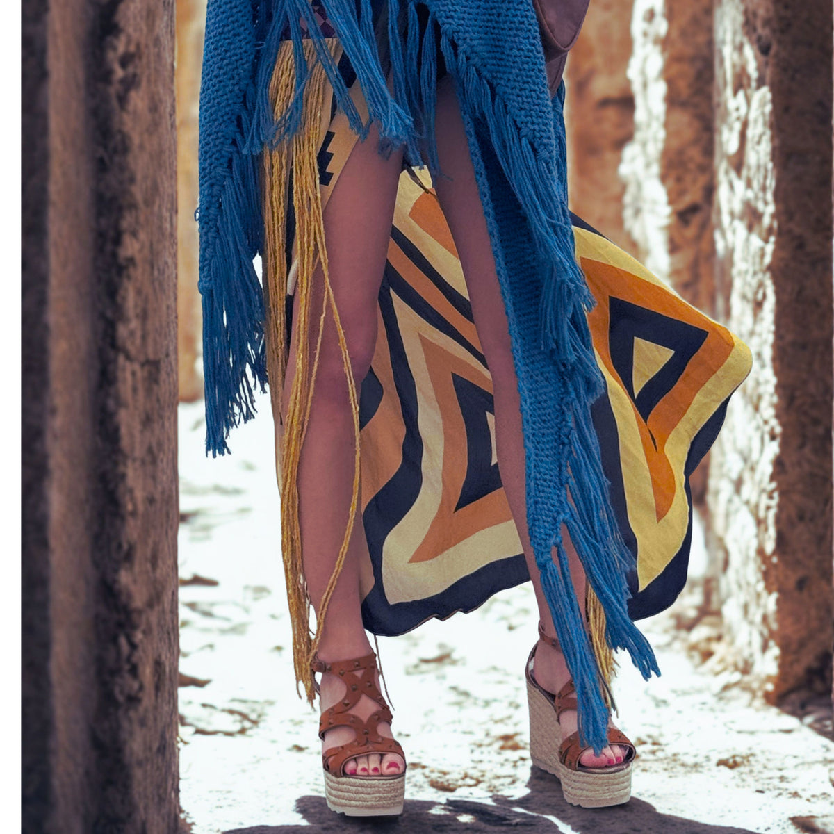 Sandalia "Malena en Como" Camel